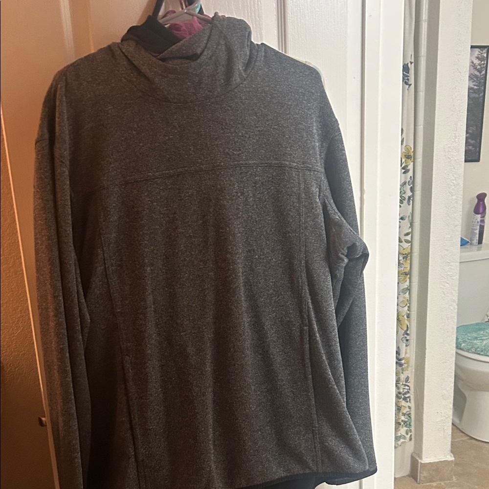 Duluth Trading Co Gray Turtleneck Sweater